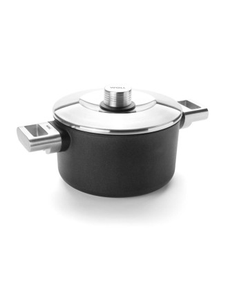Oala cu capac Diamond XR Pro Logic Induction, 24 cm, 4,5 litri - Woll
